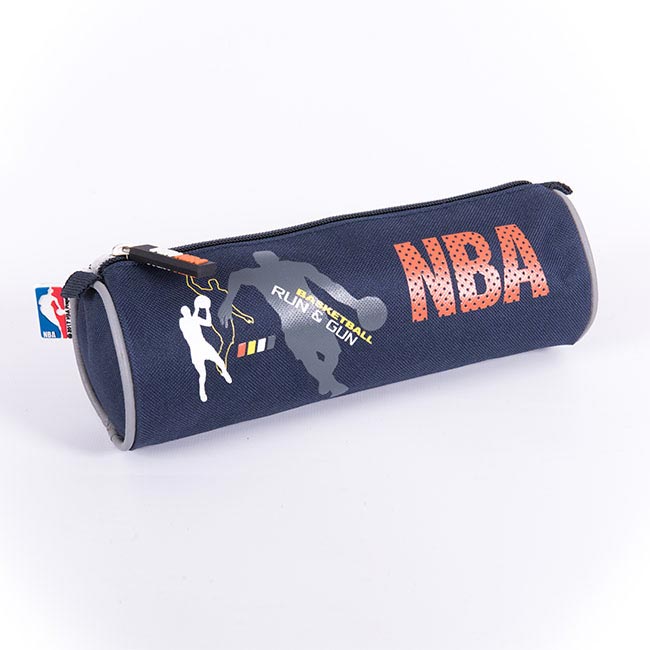 Trousse ronde NBA bleu marine Chez Rentreediscount Cartables & trousses