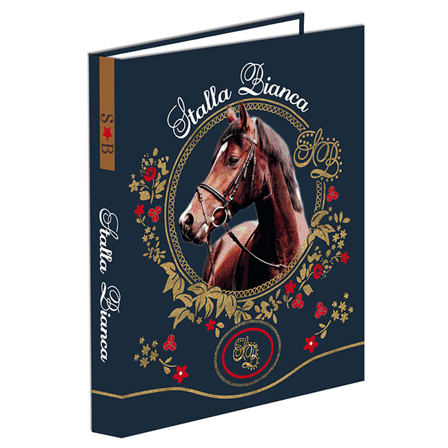 classeur 4 anneaux cheval