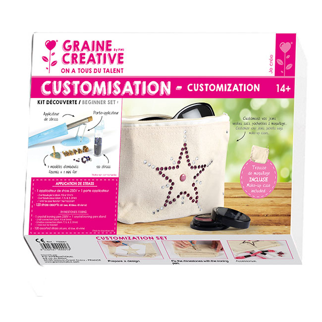 Kit customisation strass GRAINE CREATIVE Chez Rentreediscount Loisirs