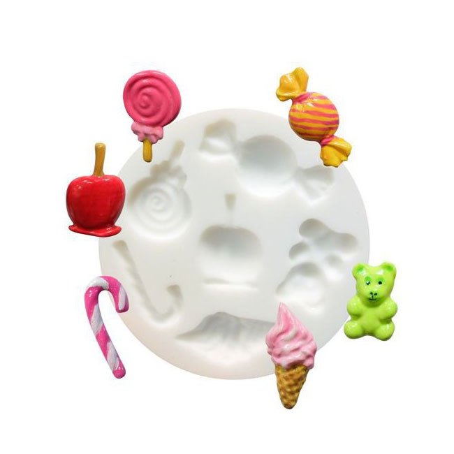 Moule En Silicone 3D En Forme De Pommes De Pin Pour Noël, Décoration De Gâteaux, Gelée, Bonbons, Chocolat, Savon, Glaçons, Etc. Blanc
