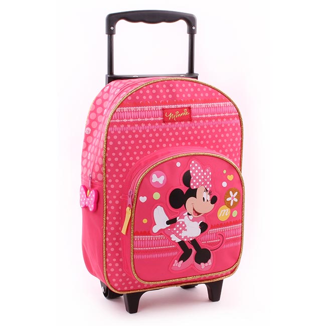 Trolley Cartable A Roulette Minnie Trolley Cartable Maternelle Fille