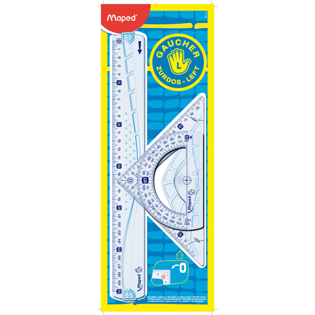 Lot De 12 équerres De Géométrie Avec Poignée - Équerre De Dessin - Rapporteur D'angle Flexible - Équerre Pour Dessiner Des Cercles - Kit De Géométrie Pour Designer Bureau étudiant Peinture