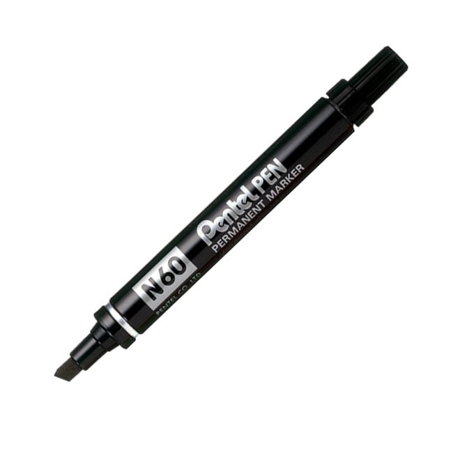 Marqueur-pointe-biseautée-N60-de-Pentel
