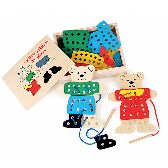 10 Fils à Enfiler Perles Pour Enfants - Polyester, 2m, Couleurs Vives, Motricité Fine Maternelle