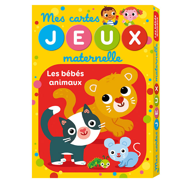 Mes Cartes Jeux Maternelle Lito Les Bebes Animaux Chez Rentreediscount Materiel Scolaire