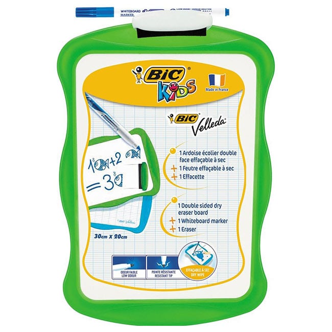 4851300bvj-ardoise-blanche-bic-kids-velleda-1-feutre-et-1-brosse-vert
