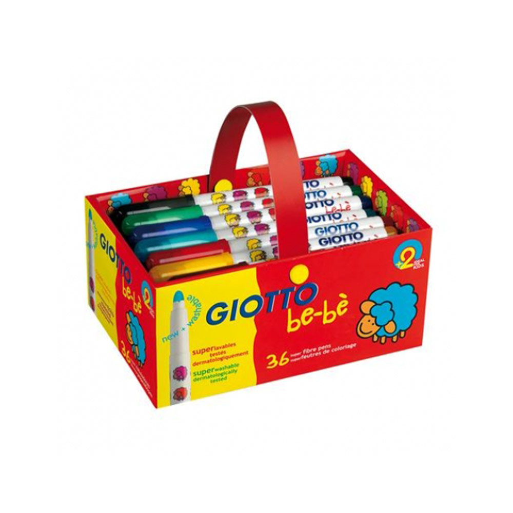 36 Feutres Giotto Maxi Bebe Pointe Indeformable Chez Rentreediscount Fournitures Scolaires