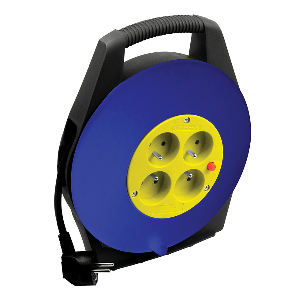 Enrouleur Rallonge Electrique 10m 4 Prises Chez Rentreediscount Les Tresors De Lizie