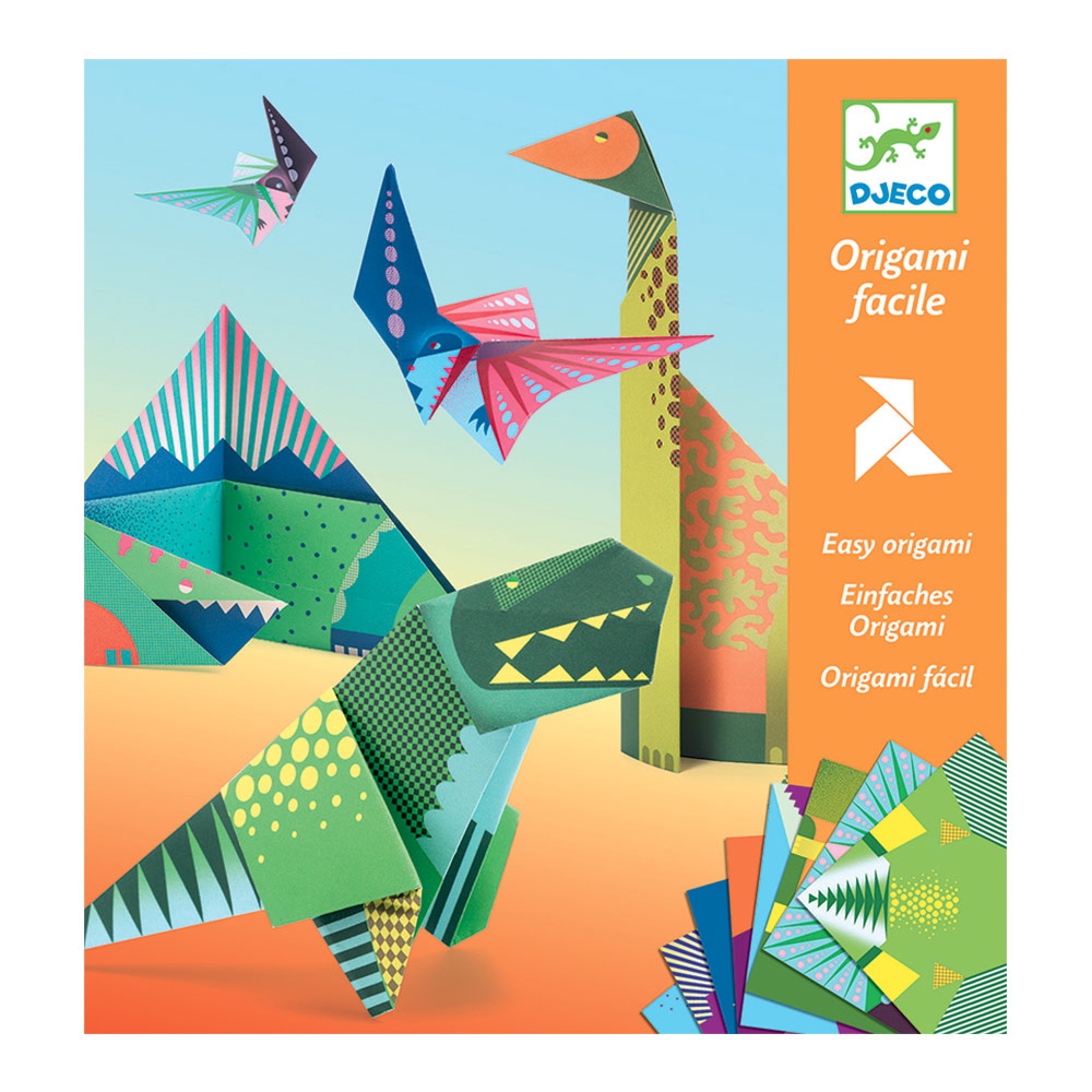 DJECO Dinosaures Origami facile Chez Rentreediscount Les Trésors de