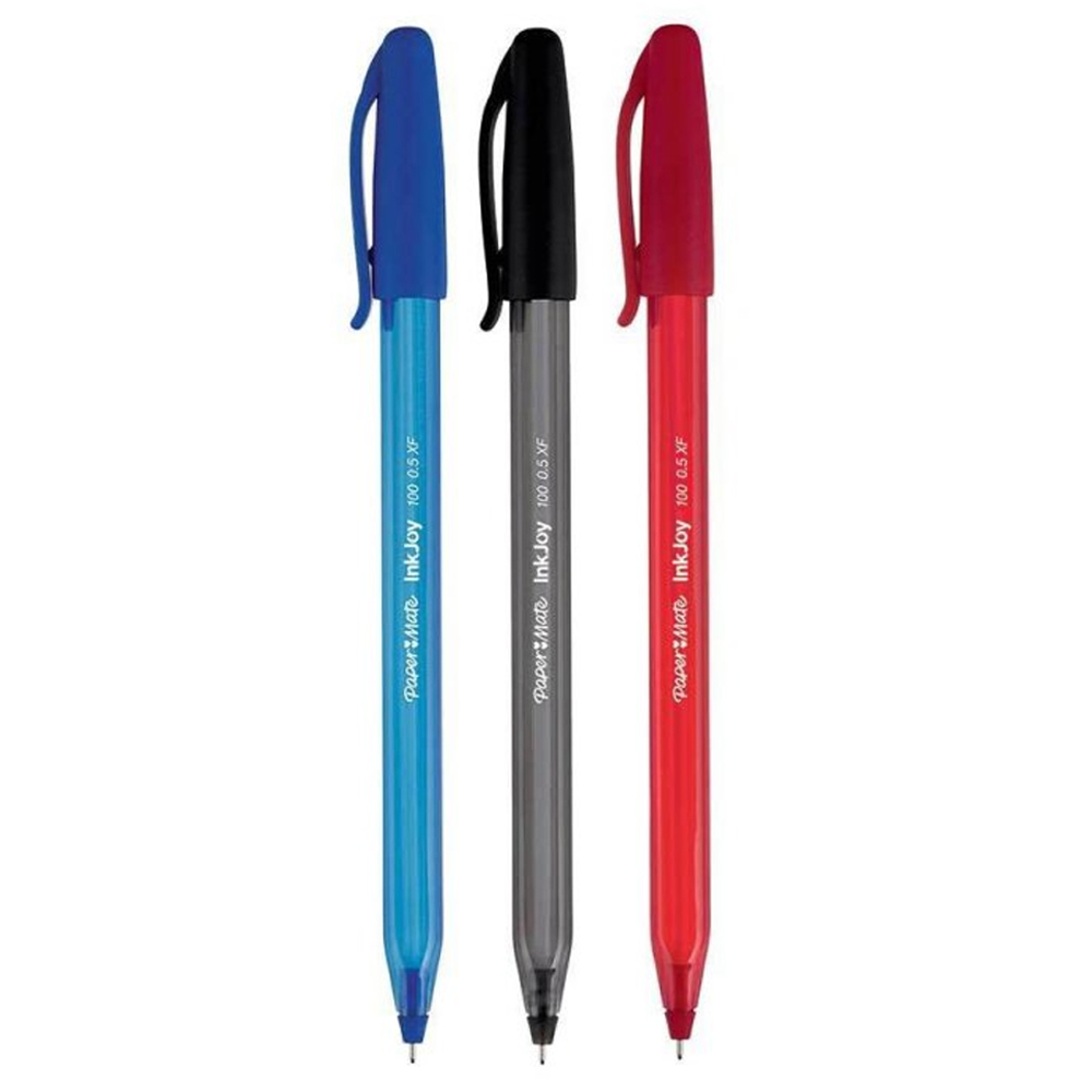 Stylo à bille PAPERMATE Inkjoy 100 pointe fine Bleu Chez Rentreediscount Fournitures scolaires
