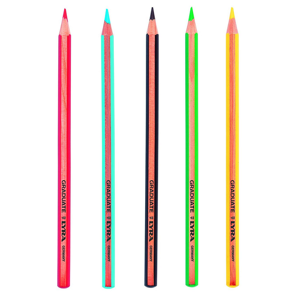 24 crayons de couleur LYRA Graduate boite métal Chez Rentreediscount