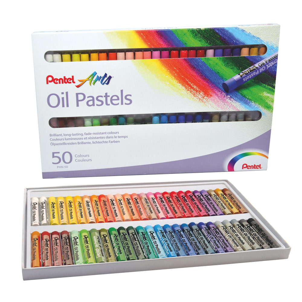 Boîte 50 pastels Color Co Boîte de 50 pastels à l'huile Chez