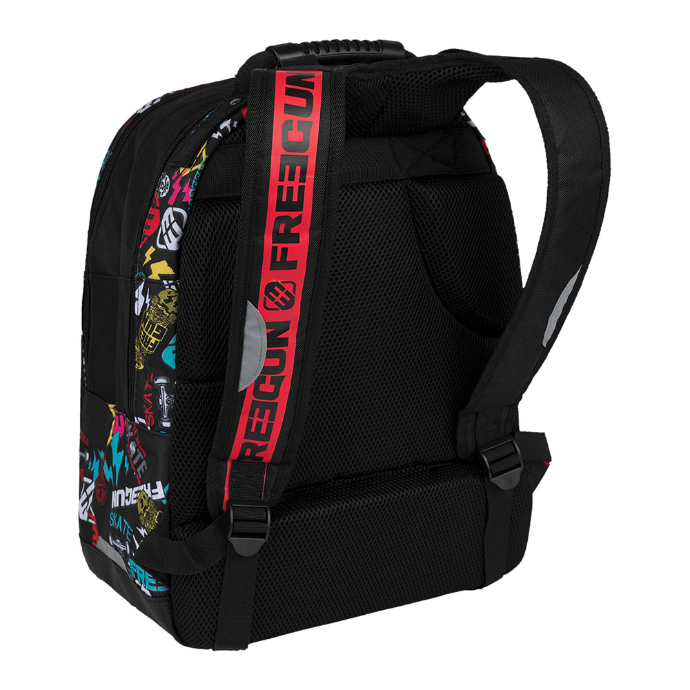 Sac ?� dos FREEGUN Skate 2 compartiments : Chez Rentreediscount Cartables & trousses