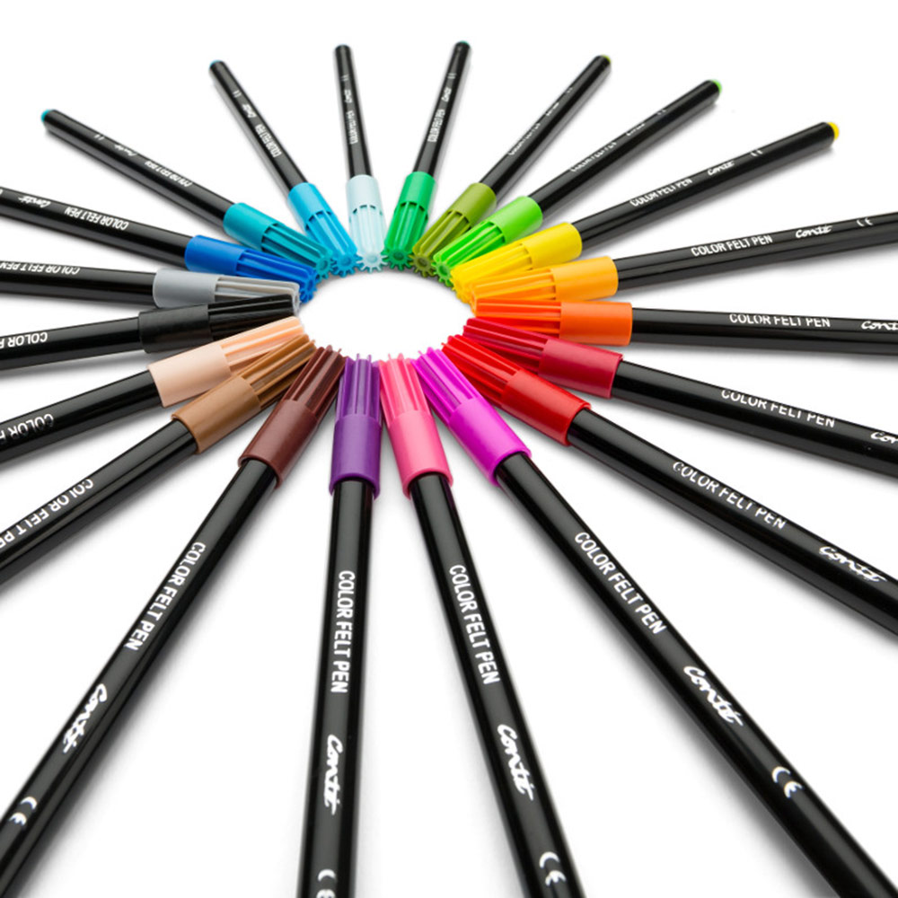 Boite Metal De 10 Feutres Conte Chez Rentreediscount Fournitures Scolaires