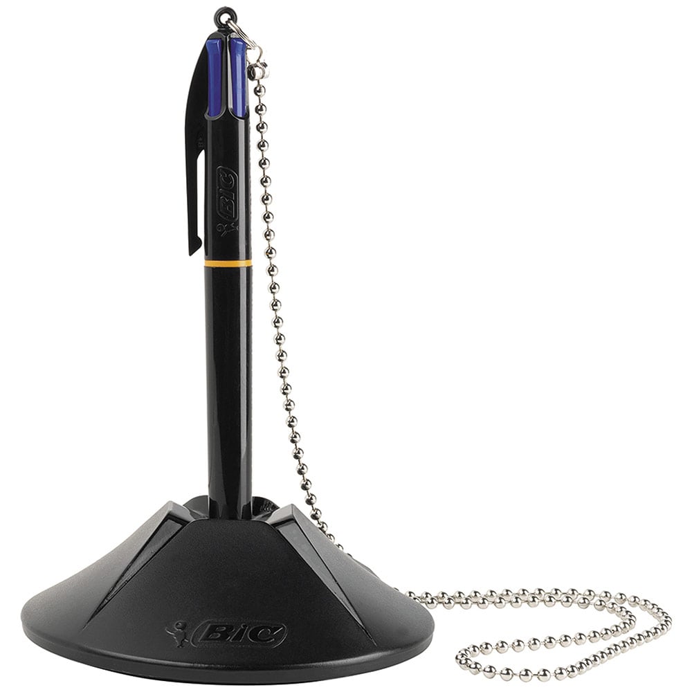Stylo BIC Cristal Re'New Bleu Pointe Moyenne 1.0 Mm + 2 Recharges Incluses – L'Iconique Rechargeable Écologique