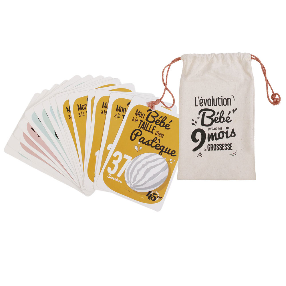 Cartes Illustrees Etapes De Grossesse Chez Rentreediscount Les Tresors De Lizie