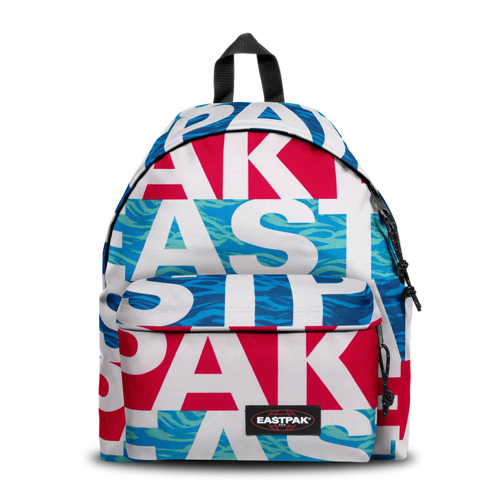 Sac ?� dos EASTPAK Padded Pak'r Bold Wavy 1 compartiment : Chez Rentreediscount Cartables & trousses