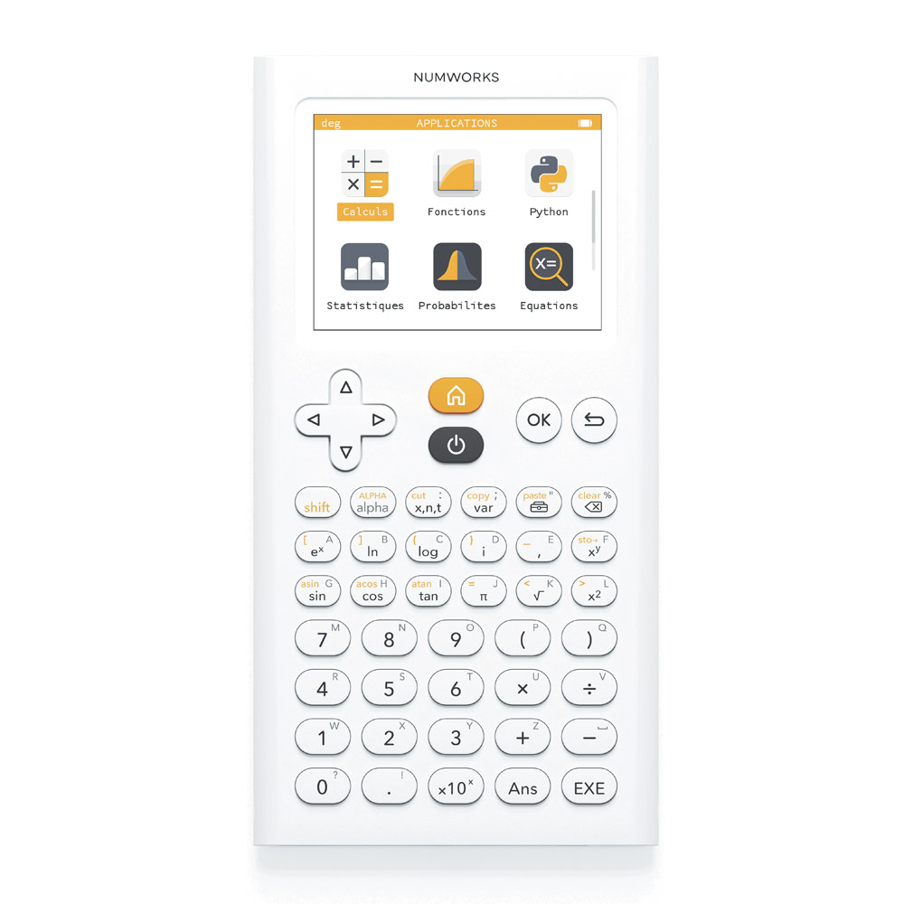 Calculatrice NumWorks Graphique Collaborative Edition Python Chez Calculatrice NumWorks Graphique Collaborative Edition Python Chez