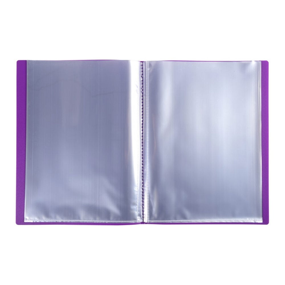 Protège-documents A4 Exacompta Chromaline Pastel - 80 Vues (40 Pochettes) - Couleur Corail - Classement Et Rangement - 9