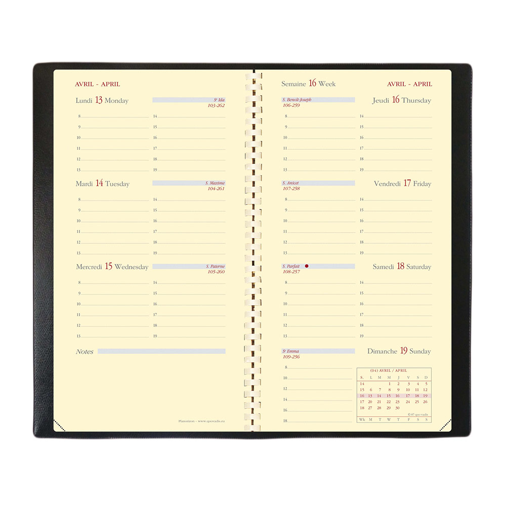 Quo Vadis - Agenda Année Scolaire - 2025-2026 - Italsept S