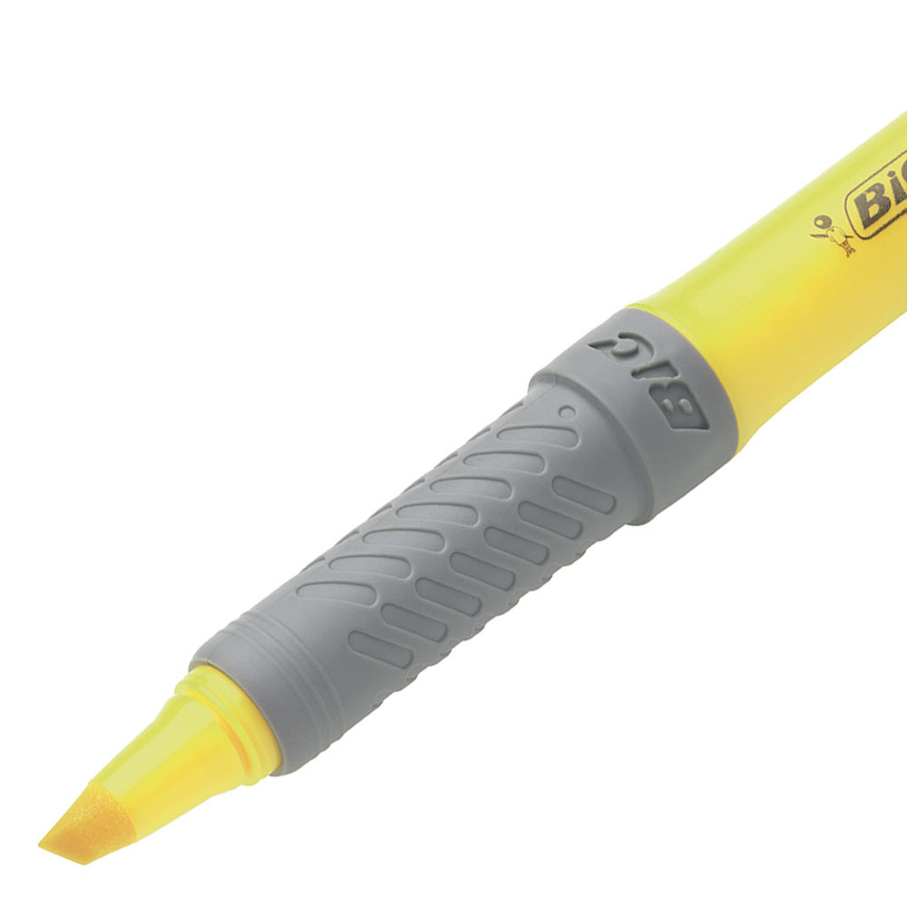 Surligneur stylo BIC Highlighter Grip Pointe biseautée Vert Chez