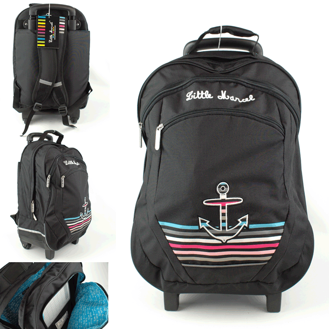 Cartable Little Marcel Roulettes Garanti 5 Ans Chez Rentreediscount Cartables Trousses