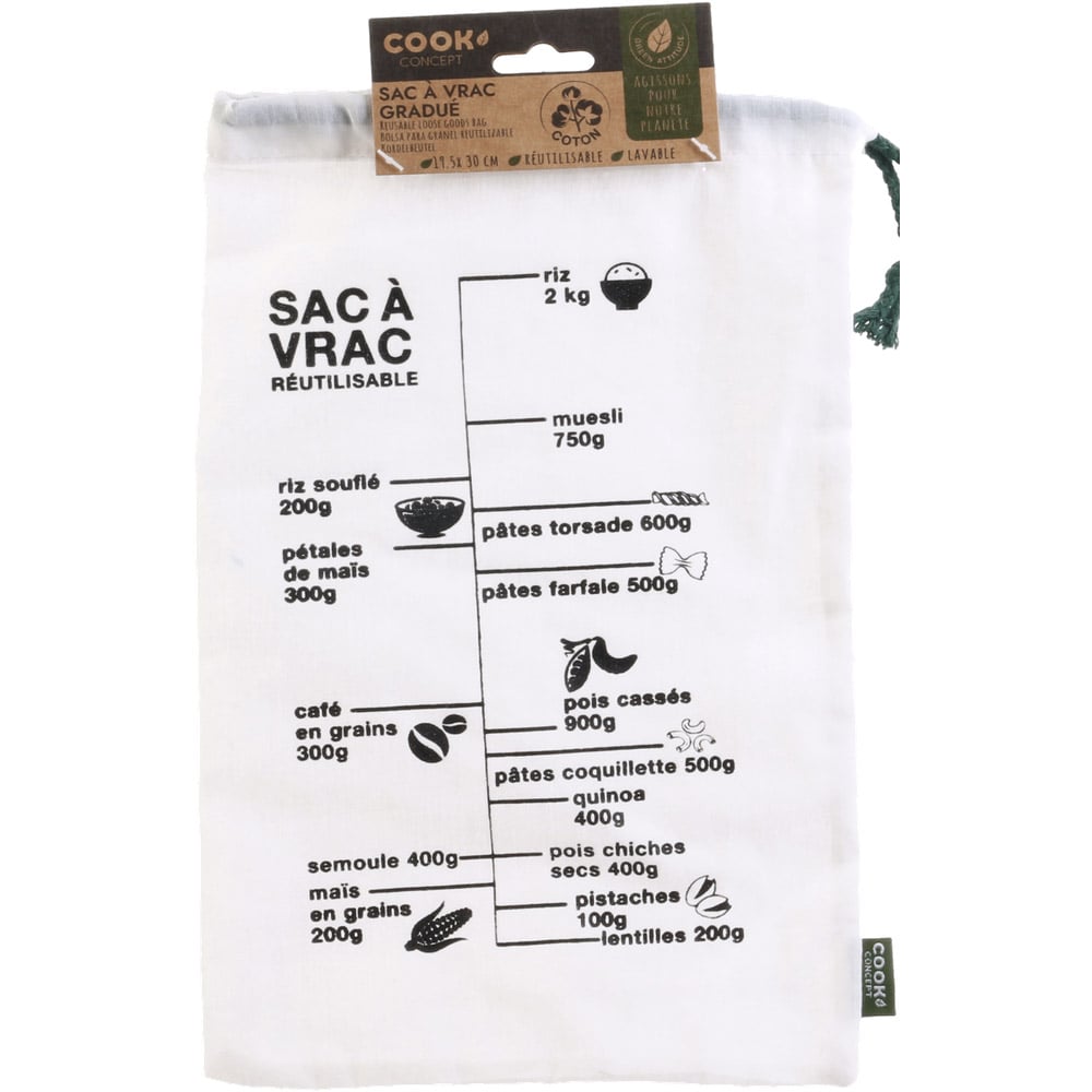 sachet reutilisable vrac