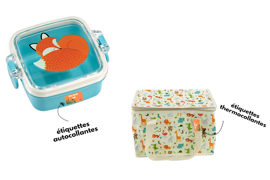 A vous de choisir votre emballage pour vos super gouter. Une lunch-box ou un sac à gouter pour votre