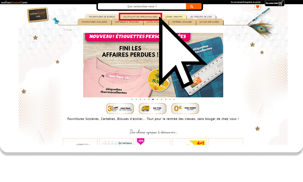 étiquettes personnalisées autocollantes et thermocollantes