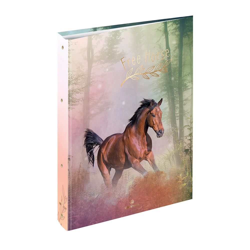 classeur 4 anneaux cheval