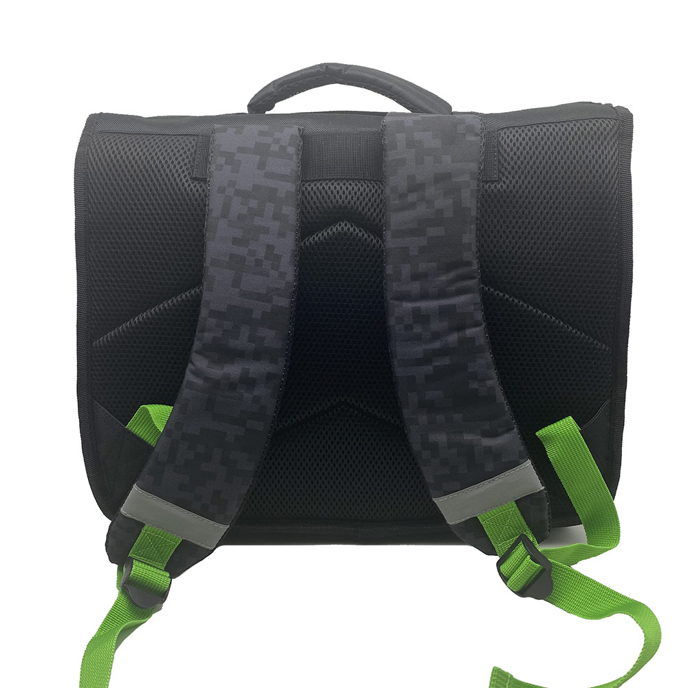 Cartable MINECRAFT 38cm 2 compartiments noir : Chez Rentreediscount Cartables & trousses