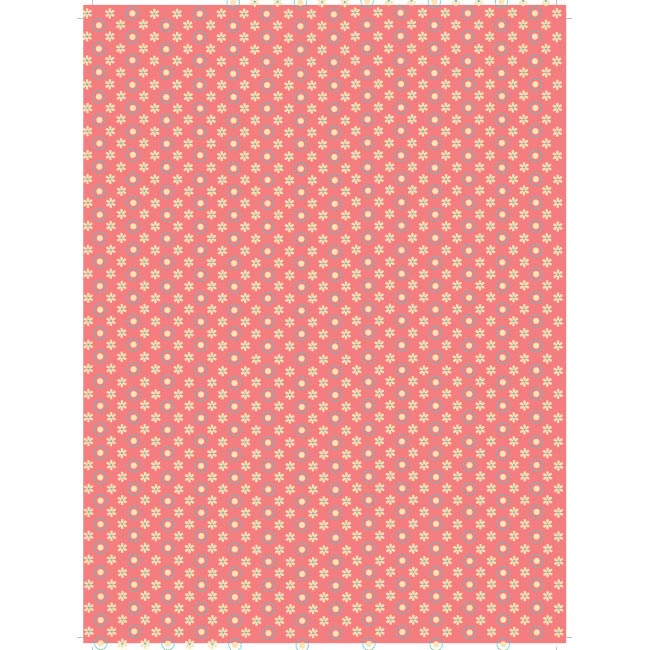 Feuille De Papier De Soie Gluepatch Fleurs Roses