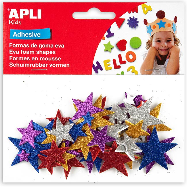 500 Lettres Adhésives En Mousse Pour Enfants - APLI Kids - Créativité Et Apprentissage