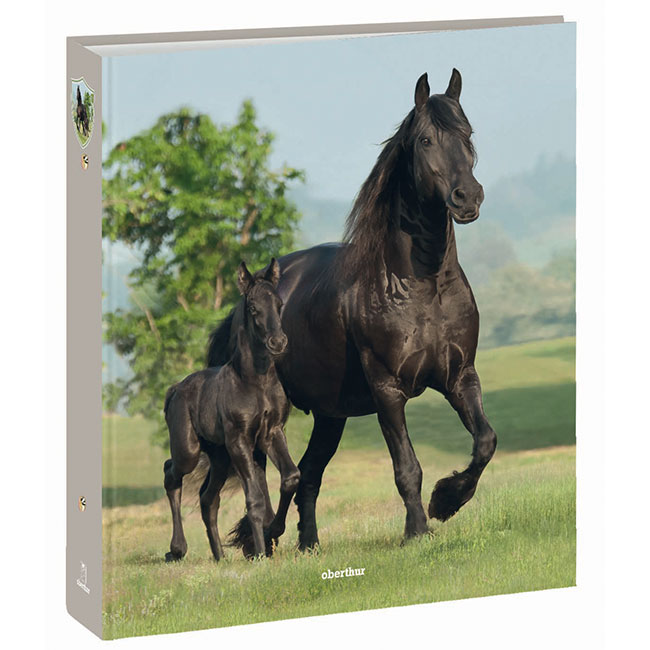 classeur 4 anneaux cheval