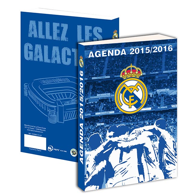 Real Madrid Scolaire Real 2024 2025 Official Collection Diary