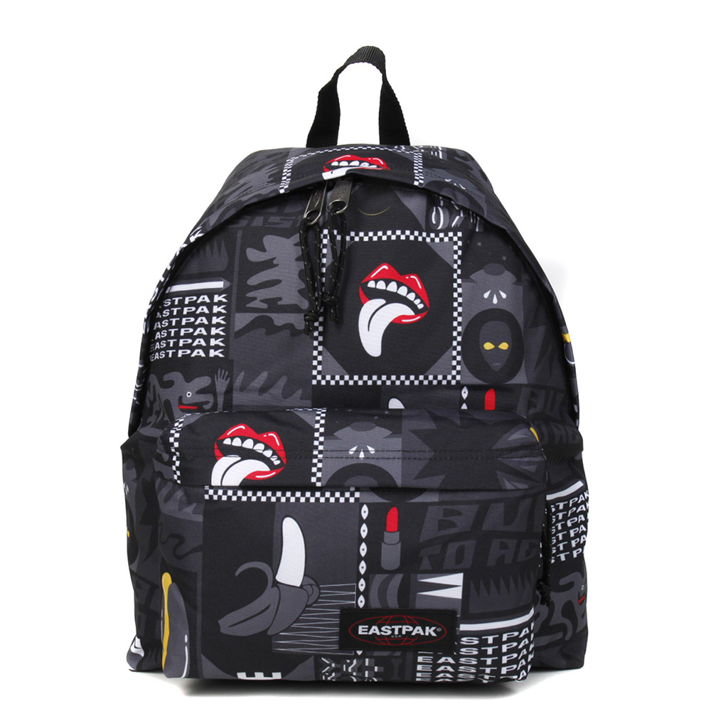 Sac à dos EASTPAK Padded Pak'R Wall Art Black 1 compartiment Chez