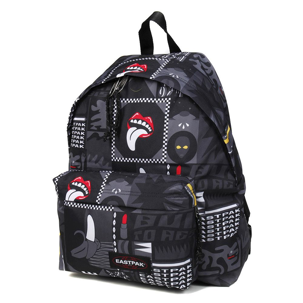 Sac à dos 1 compartiment EASTPAK Padded Pak'R Wall Art Black Chez