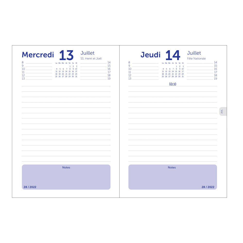 Agenda scolaire ANONYM Dream Big Licorne 2022-2023 : Chez