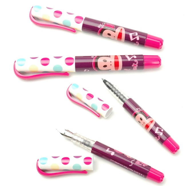 Mini stylo roller Paul Frank Rechargeable avec cartouches d
